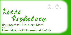 kitti vizkelety business card